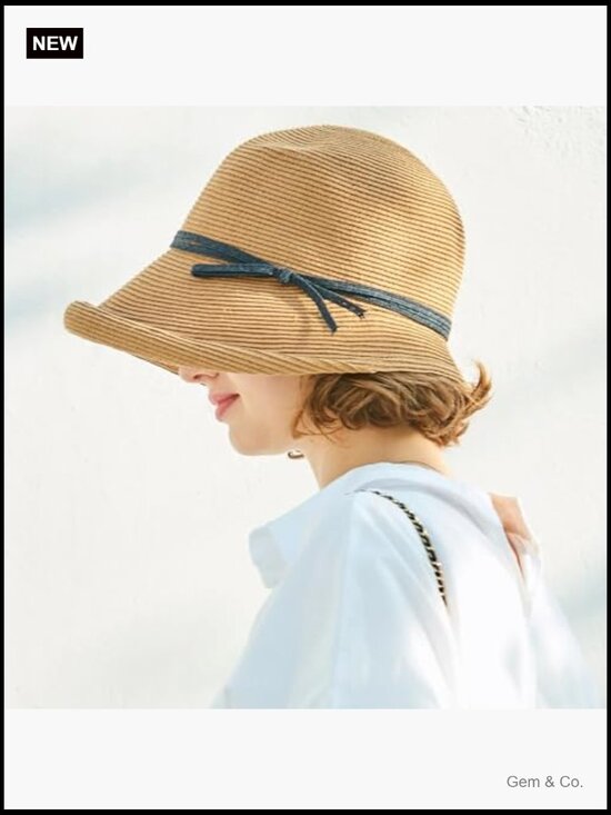 Foldable Sun Hat with Chin Straw Bonnet main image 5